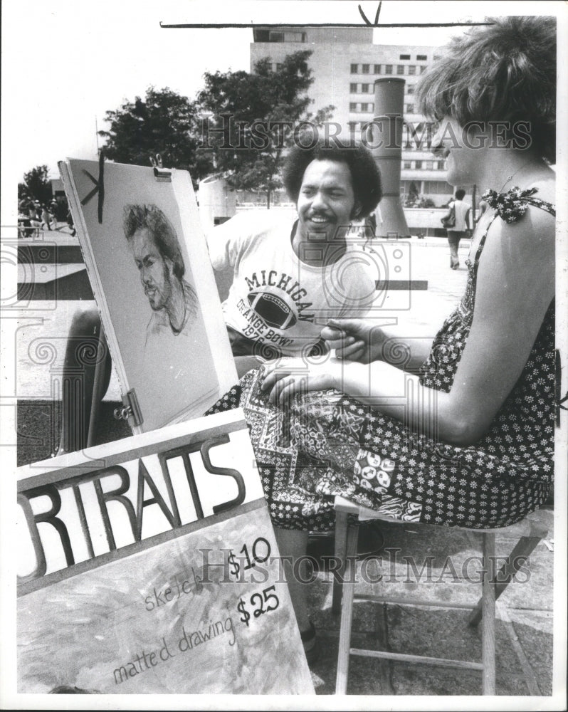 1980 Robert Artist Miriam Marcus Rochester - Historic Images