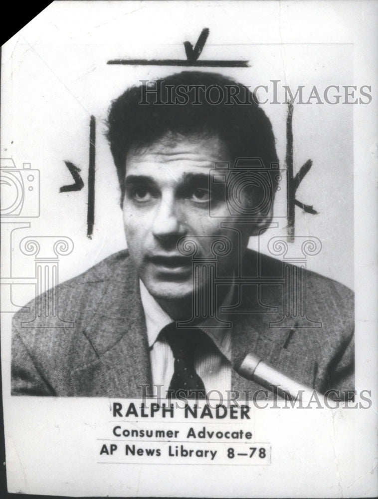 1978 Ralph Nader Political Activist Author - Historic Images