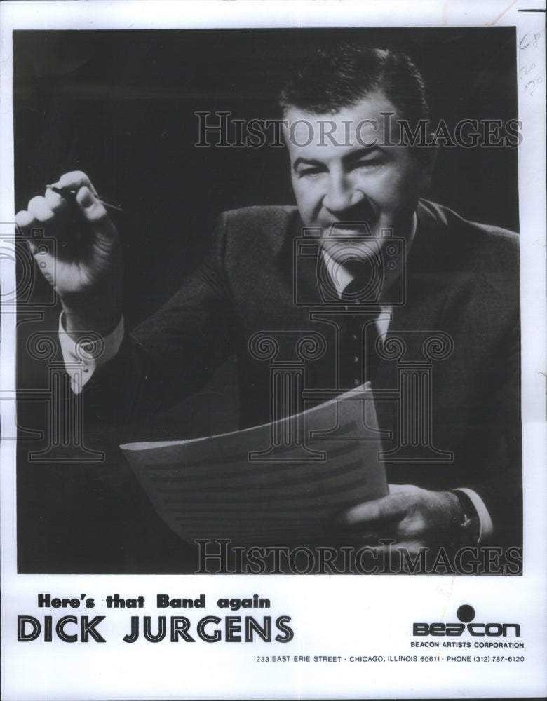 1973 Dick Jurgens American Swing Jazz Music - Historic Images