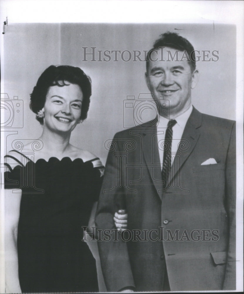 1960 Press Photo Quentin Burdick North Dakota Bride- RSA21603 - Historic Images