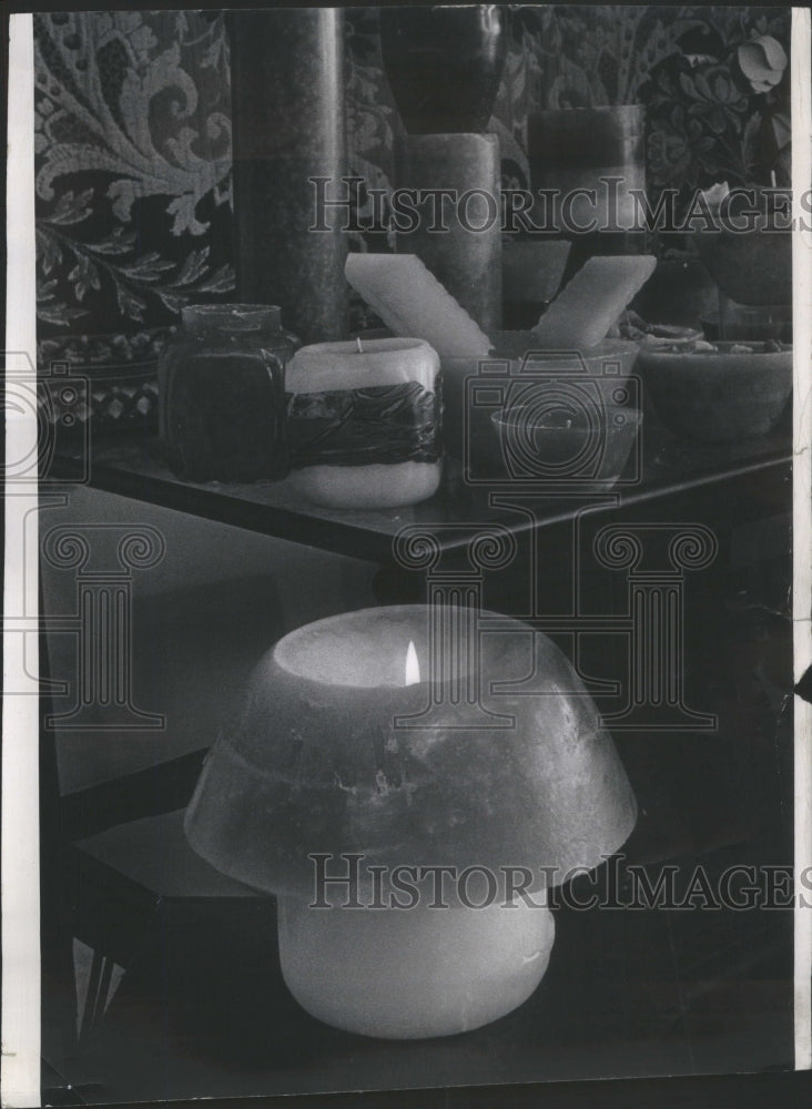 1967 Candles Home Decorative Lighting - Historic Images