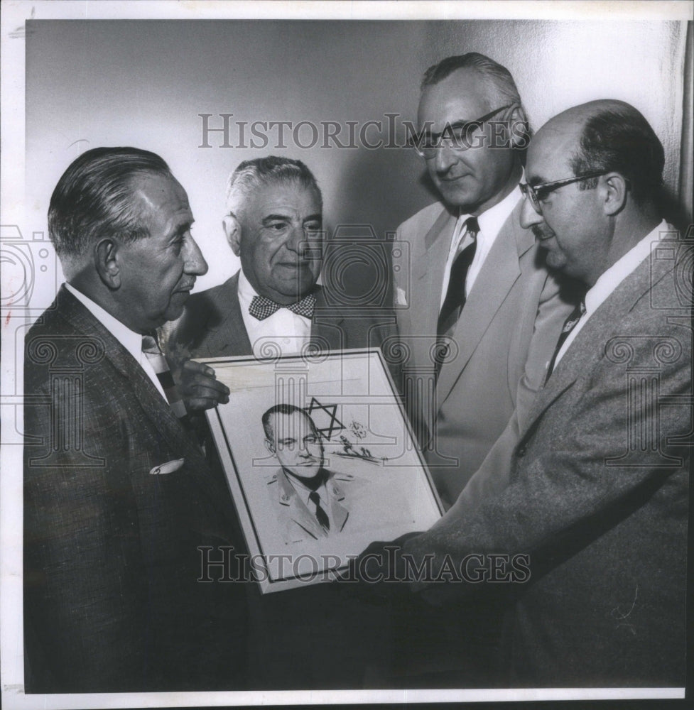 1957 Press Photo Hillel Council Adolph Kiesler Denver- RSA21899 - Historic Images