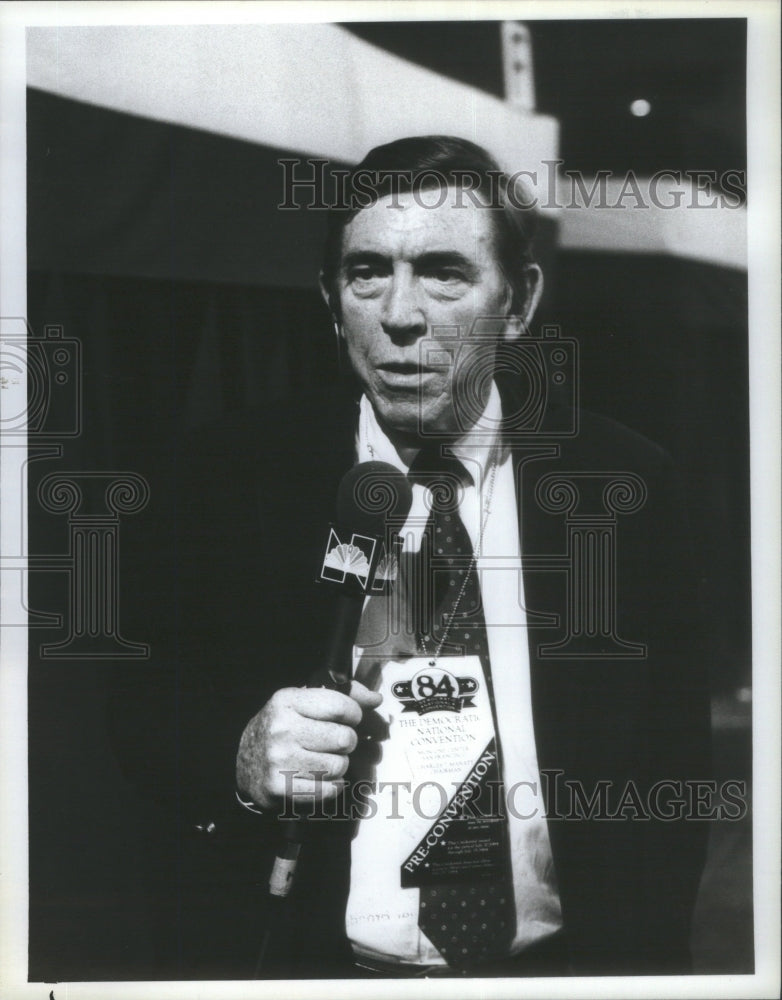 1987 Press Photo NBC News Correspondent Douglas Kiker- RSA21939 - Historic Images