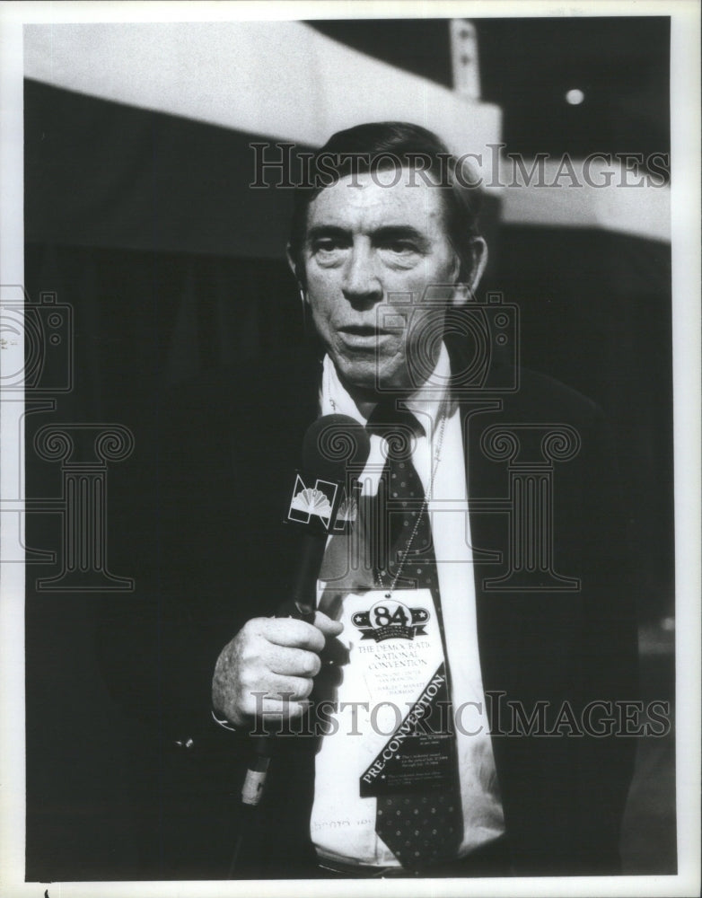 1987 NBC News Correspondent Douglas Kiker Historic Images