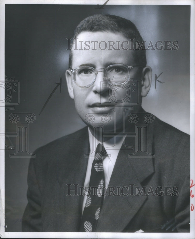 1950 Press Photo Secretary Chrysler Corporation Nichola - Historic Images