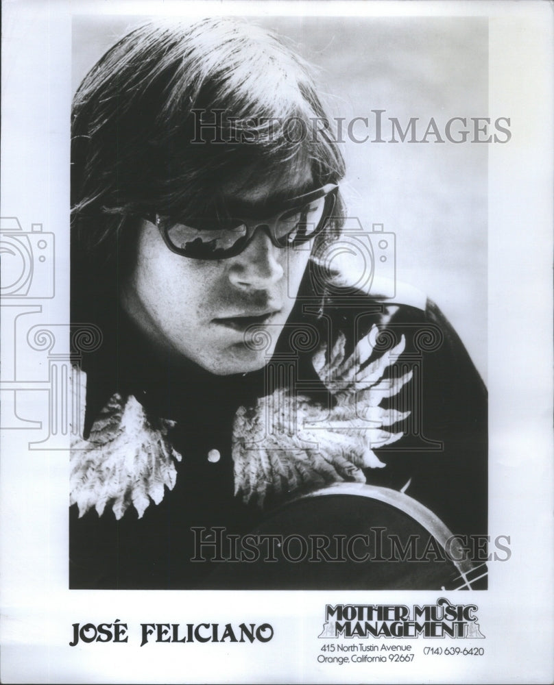 1977 Singer Jose Feliciano-Historic Images