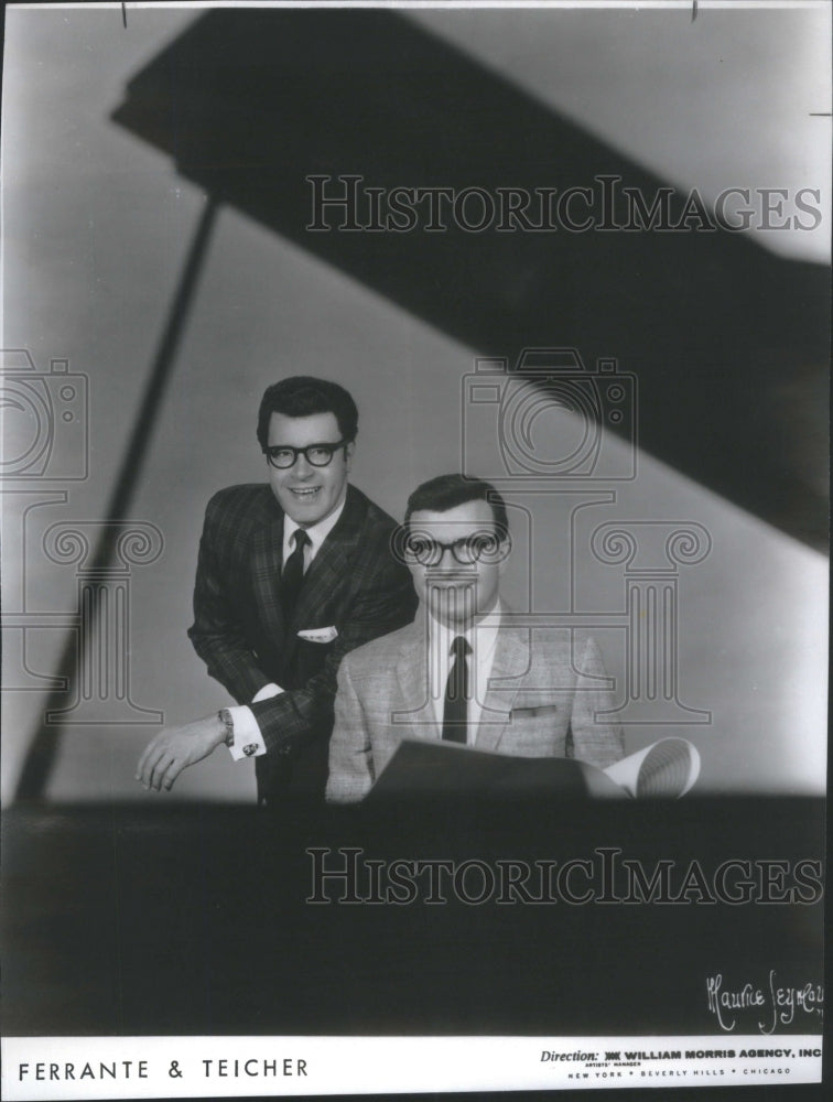 1963, Ferrante Teicher piano East Auditorium- RSA22449 - Historic Images