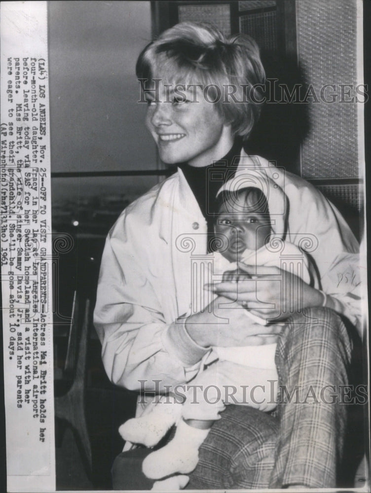 1961 Press Photo May Britt Swedish Film Television Actr- RSA22499-Historic Images