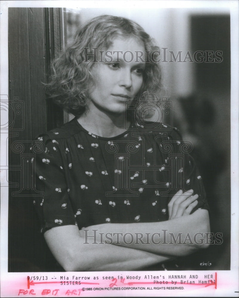 1936 Press Photo Mia Farrow American Film Actress Singe- RSA22563- Historic Images