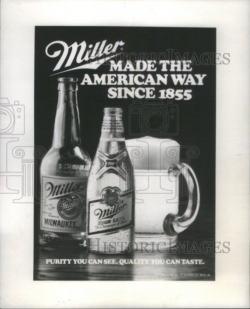 1985 Miller Brewing Company machomoods Man - Historic Images