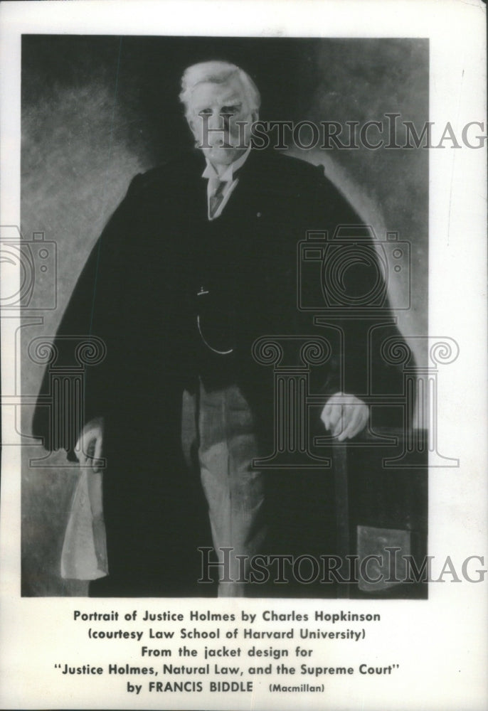 1961 Press Photo Portrait of Justice Holmes by Charles- RSA23231 - Historic Images