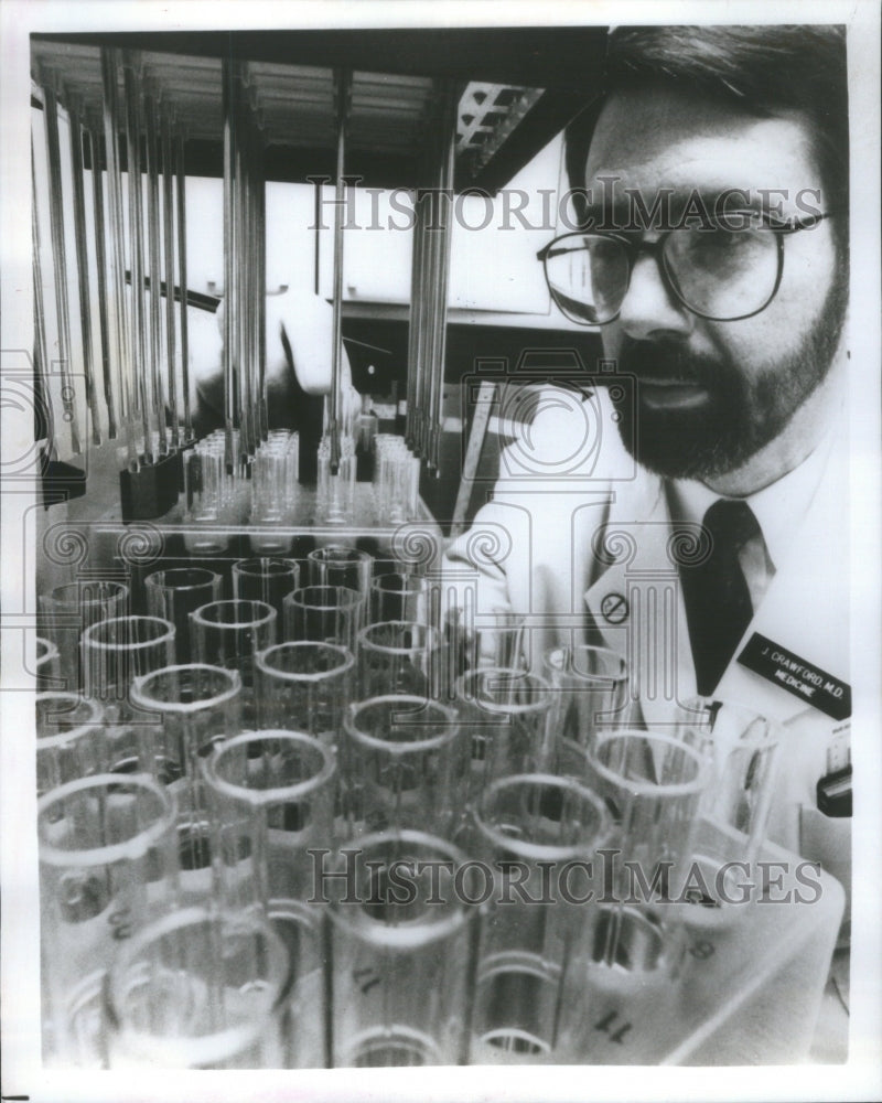 1991 Dr.Jeffrey Crawford of Duke University - Historic Images