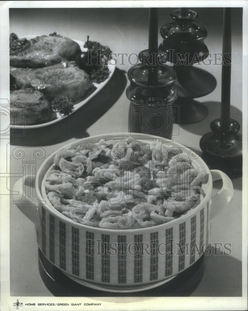 1967 vegetable casserole cut green beans ke-Historic Images