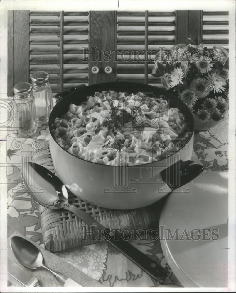 1982 Turkey Noodle Casserole, an easy to ma - Historic Images