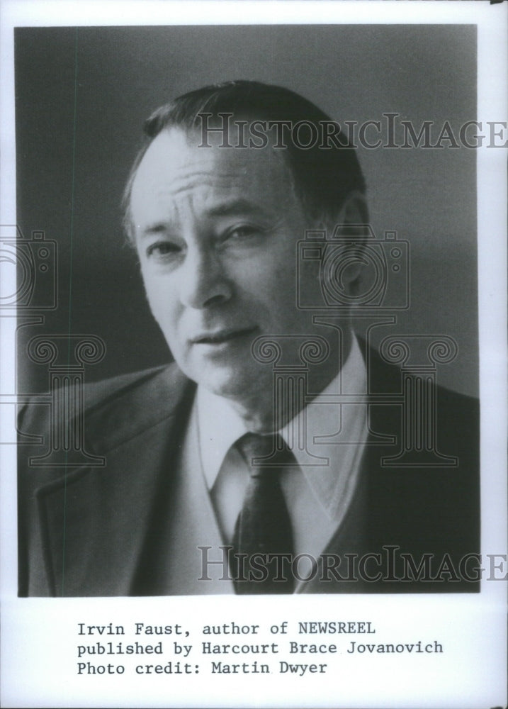 1980 Irvin Faust American Author Writer Edu - Historic Images