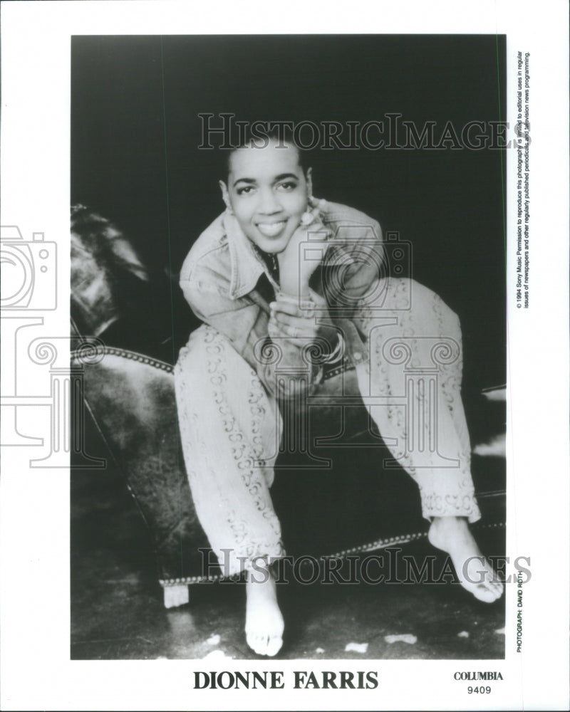 1995 Press Photo Dionne Farris - Historic Images