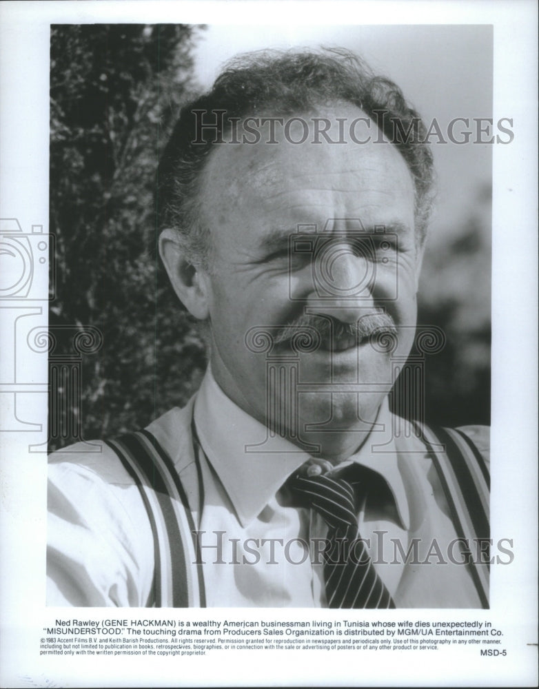 1985 Press Photo Gene Hackman American Film Actor Novel- RSA23741 - Historic Images