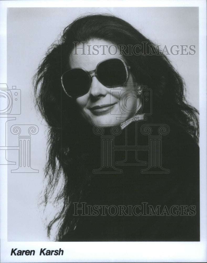 1993 Karen Karsh Singer Writer Pianist sung - Historic Images