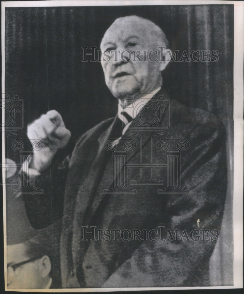 1964 Konrad Adenauer German Statesman Polit-Historic Images