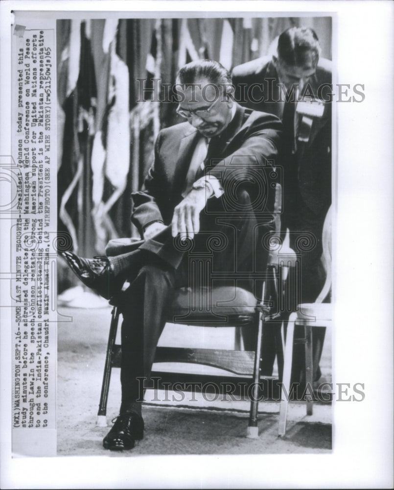1965 President Johnson Washington World - Historic Images