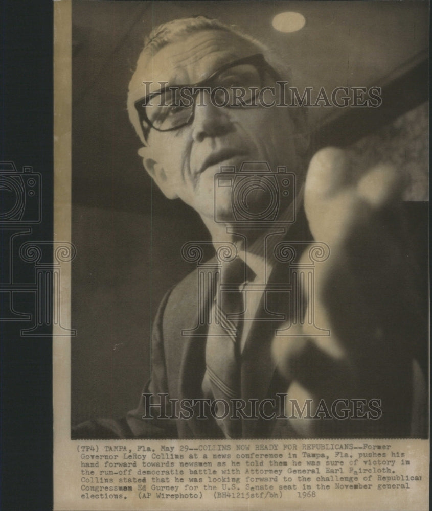 1968 Former Governor LeRoy Collins Republic-Historic Images