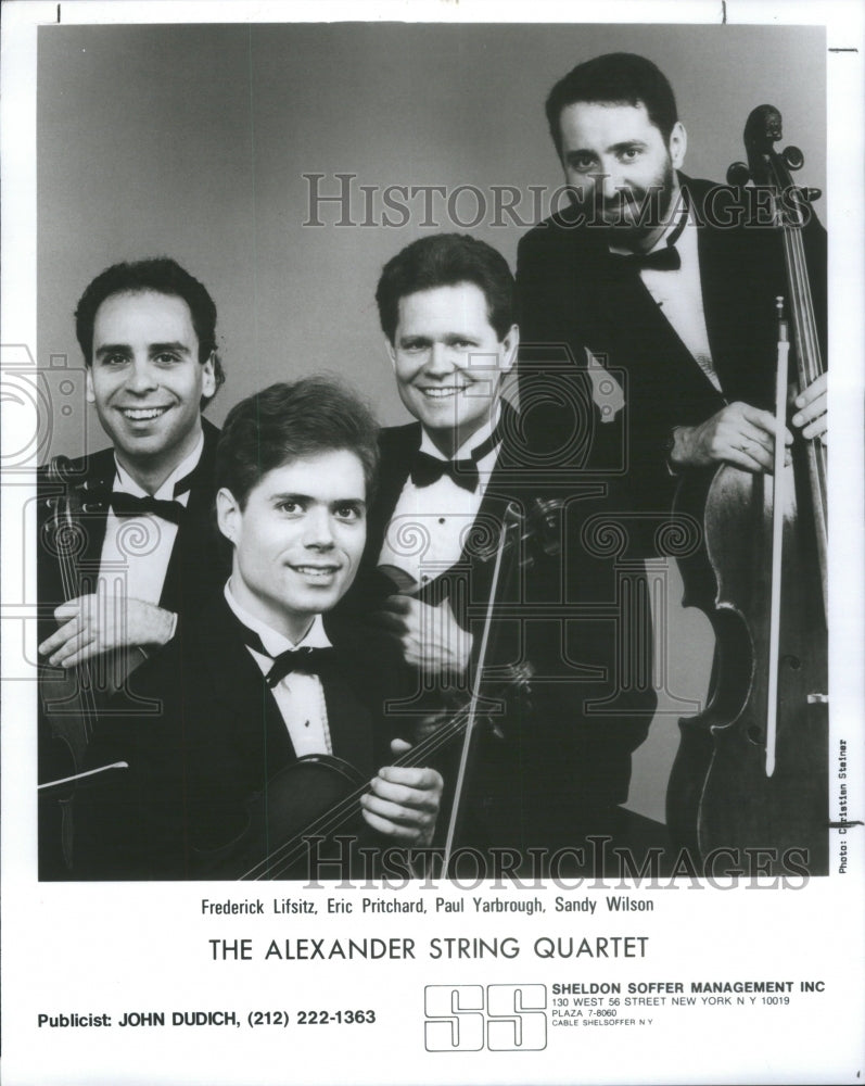 1990 Press Photo Alexander String Quartet American Clas- RSA24893 - Historic Images