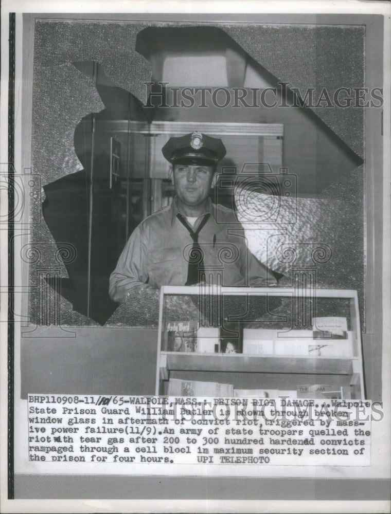 1965 Riots Walpole State Prison Massachuset-Historic Images