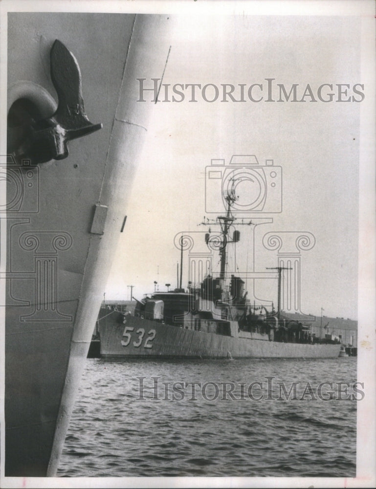 1988 USS Tweedy Remains in Bayboro Harbor. - Historic Images