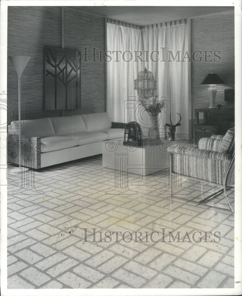 1977 Cushioned Vinyl Flooring/Jamestown Bri - Historic Images