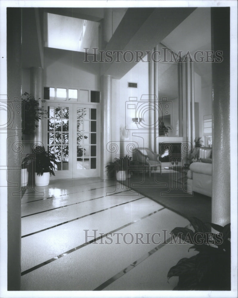 1987 VINYL FLOORING FOYER - Historic Images