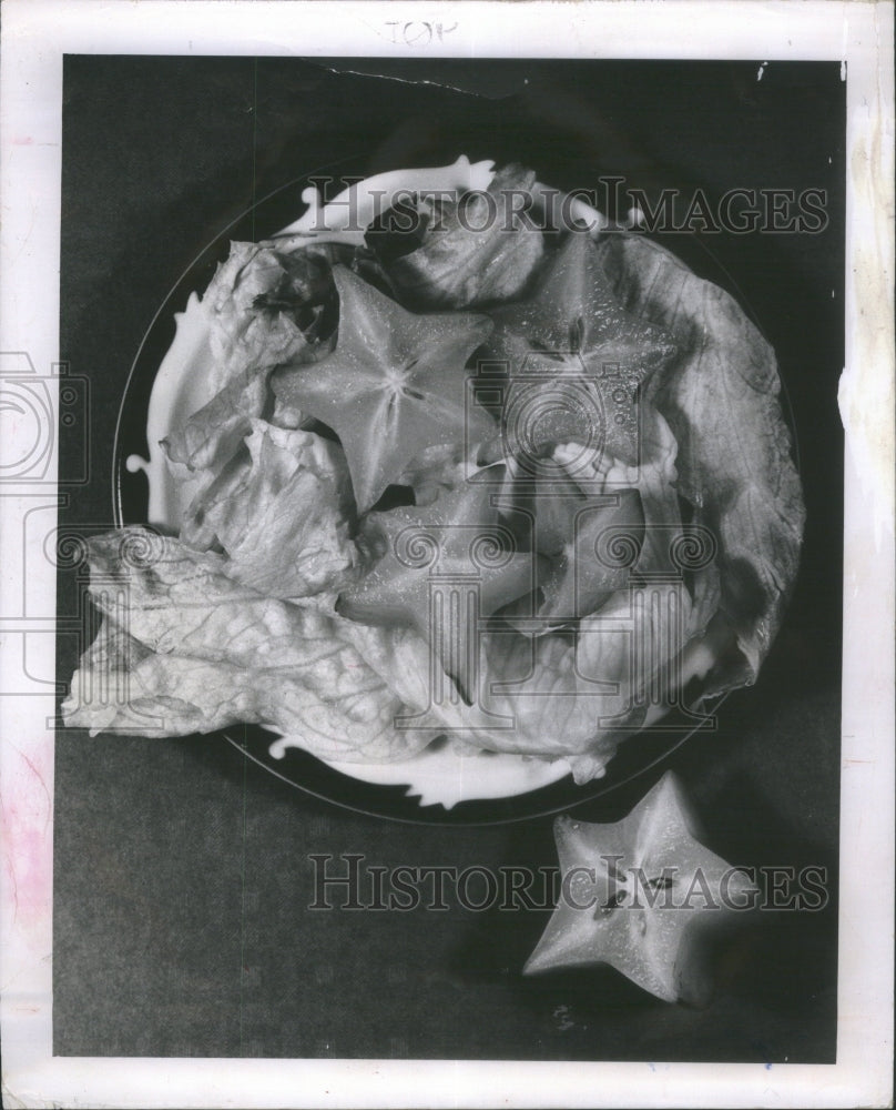 1966 Sliced Carambolas-Historic Images