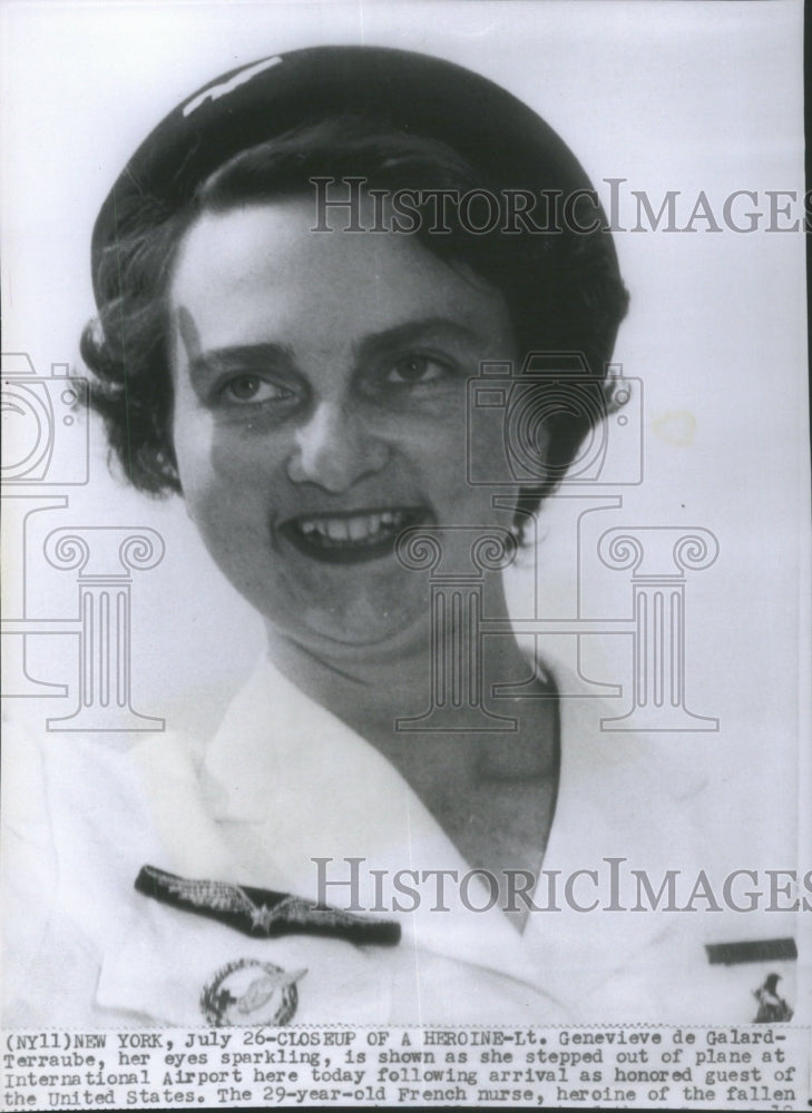 Press Photo Lt Genevieve De Galard Terrabue Internation- RSA25745 - Historic Images