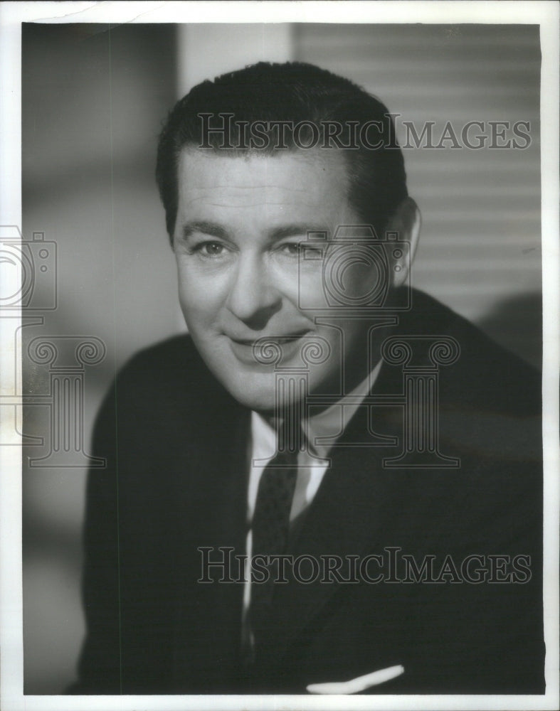 1963 Press Photo Don De Fore vacation Music Smile Blac- RSA25913 - Historic Images