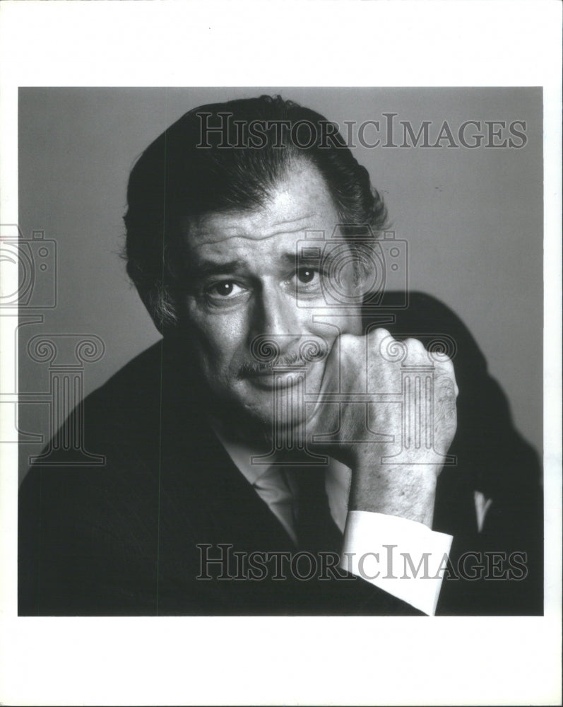 1991, Frank Deford American Writer Author Co- RSA25923 - Historic Images