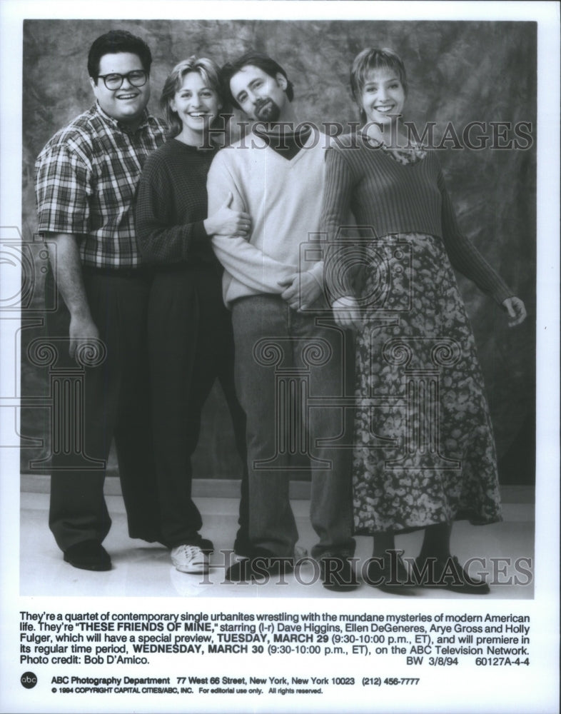 1994 Press Photo Ellen De Generes in &quot;These Friends of - Historic Images