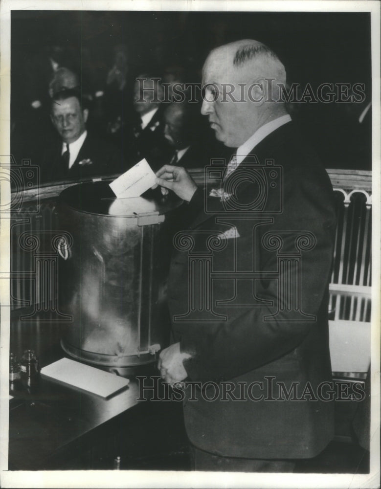 1933 Press Photo James Farley National democratic NY- RSA26333 - Historic Images