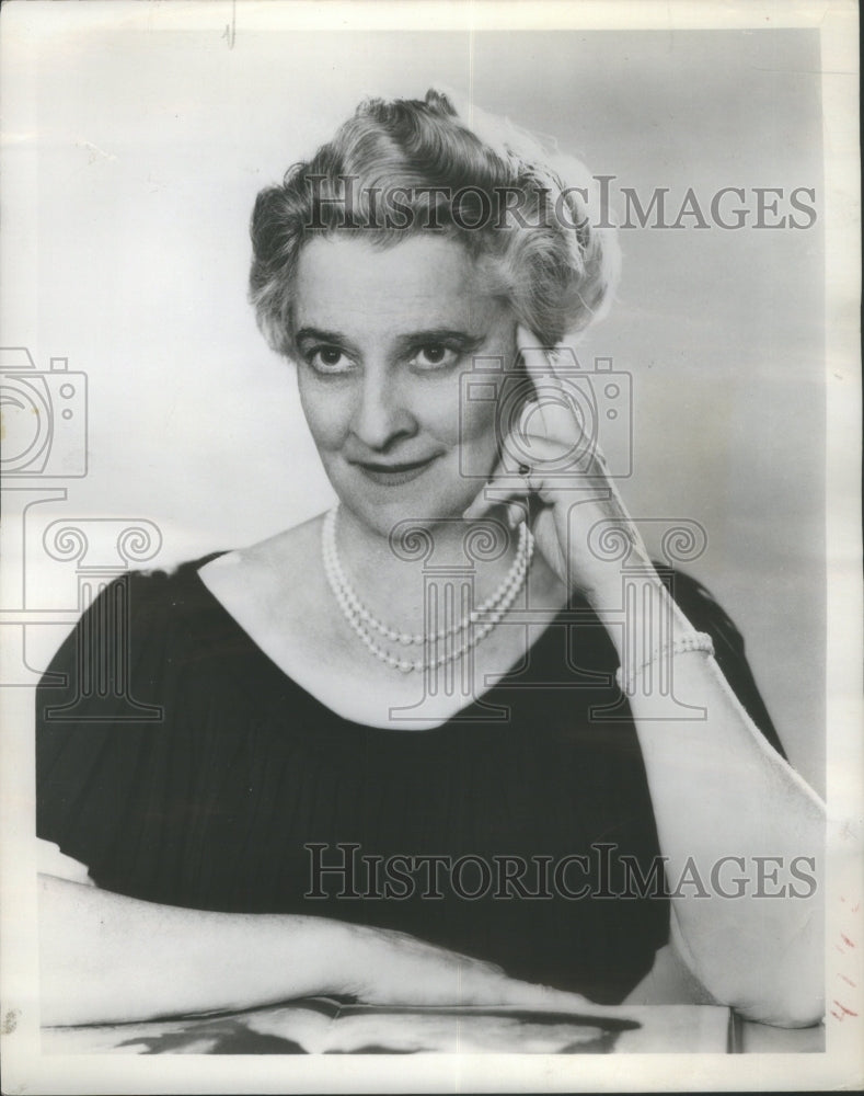 1956 Press Photo Ruth Draper- RSA26533 - Historic Images