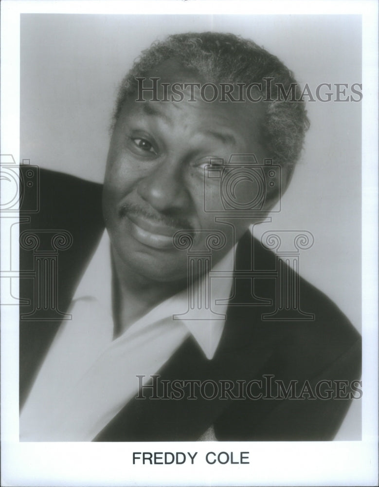 1994 Press Photo Freddie Cole American Jazz Singer Pian - Historic Images