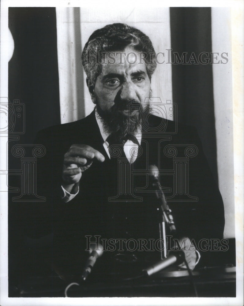 1983 Press Photo Imam Muhammad Karoub Islamic Community - Historic Images