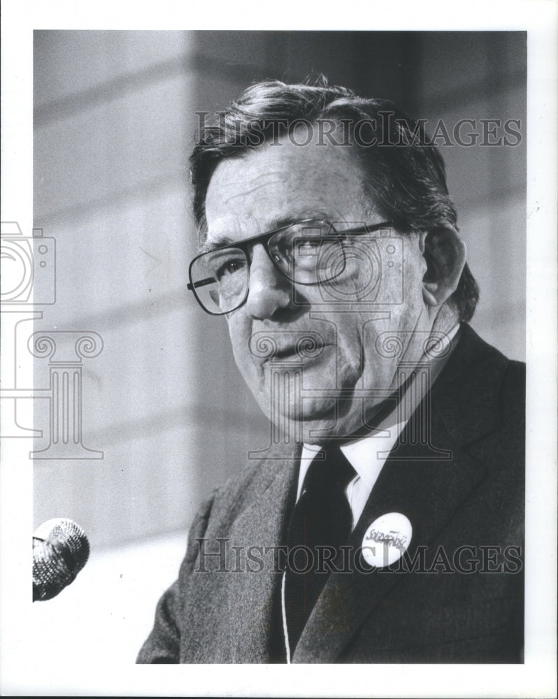 1982 Lane Kirkland Labor Leader AFL–CIO - Historic Images