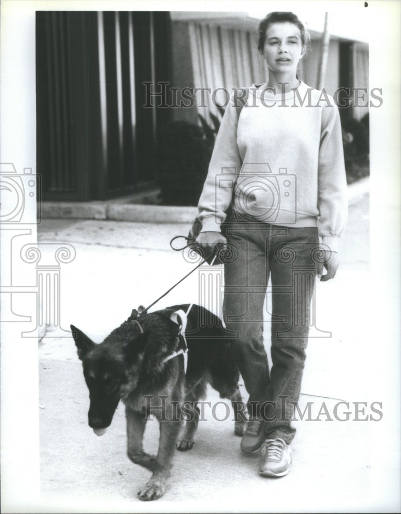 1986 Press Photo Justine Bateman Actress Writer Produce - Historic Images