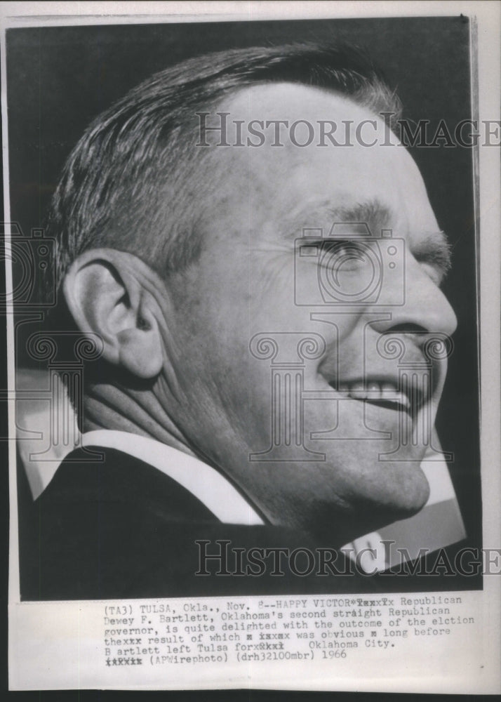 1966 Press Photo Republican Governor Dewey F. Bartlett- RSA27339 - Historic Images