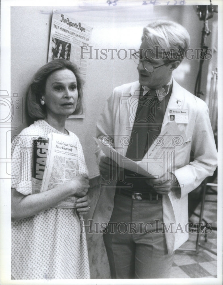 1986 Press Photo Bonnie Bartlett Actress Ed Begley Jr.- RSA27341 - Historic Images