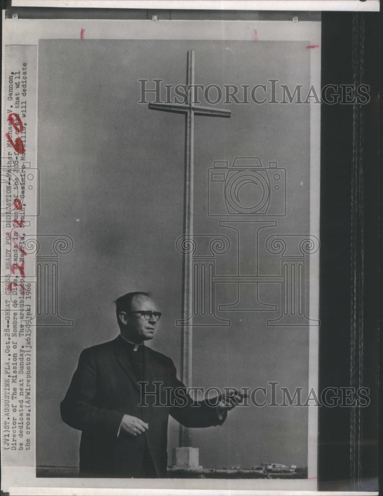 1966 Archbishop Casimiro Morcillo Cross Nom - Historic Images