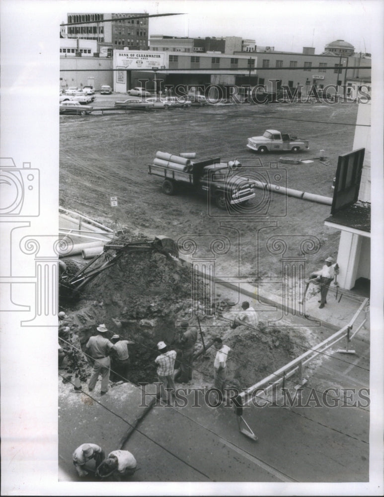 1960 Press Photo site of new Clearwater FL parking lot- RSA27945 - Historic Images