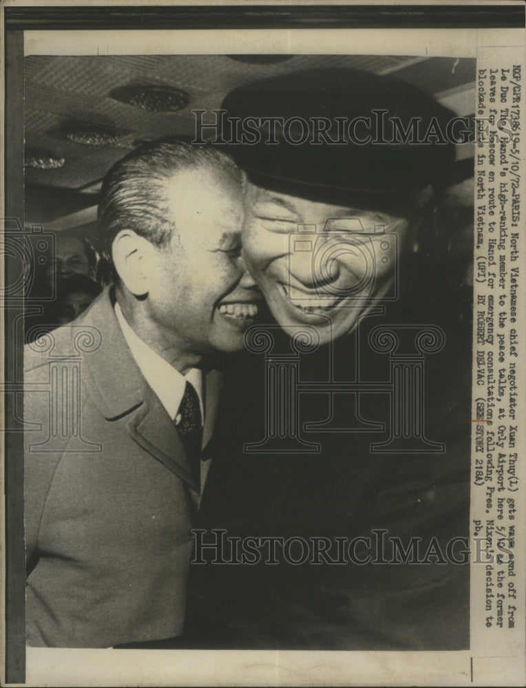 1972 North Vietnamese Chief negotiator Xnan - Historic Images