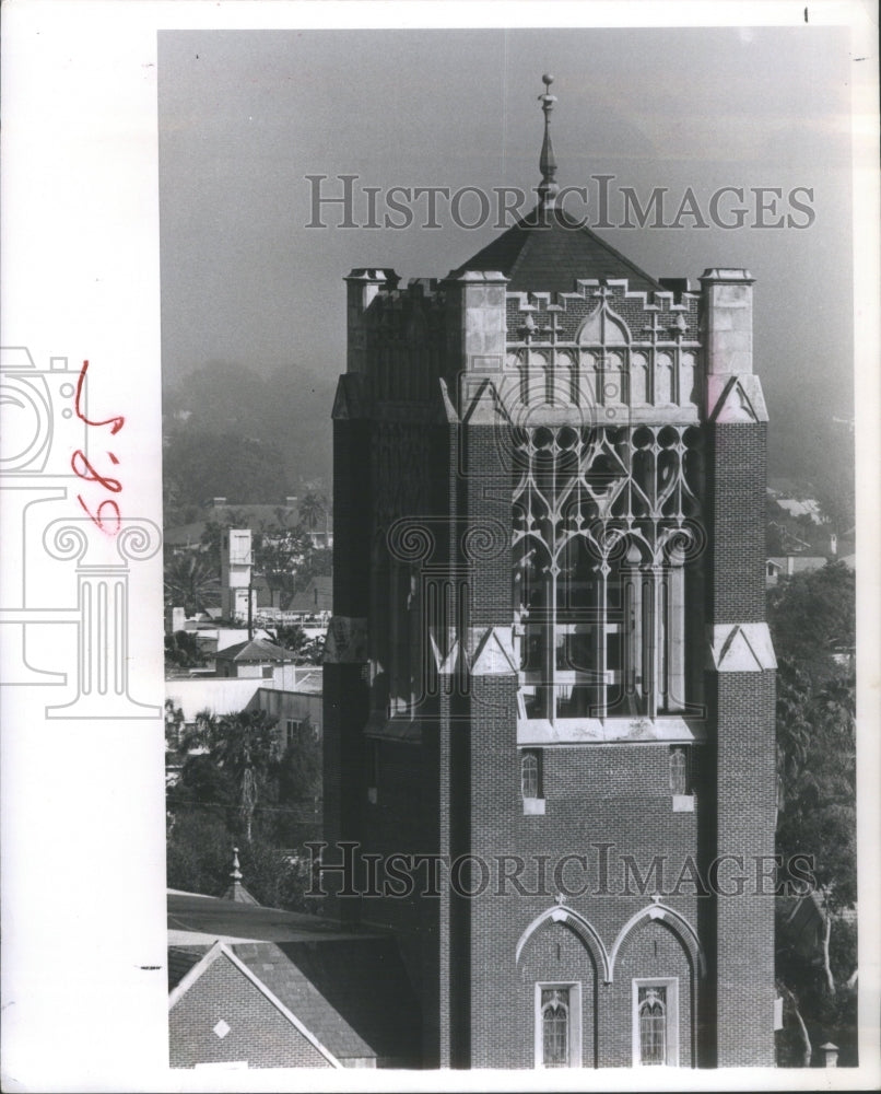 1964 carrillon tower, First Meth Church, St-Historic Images