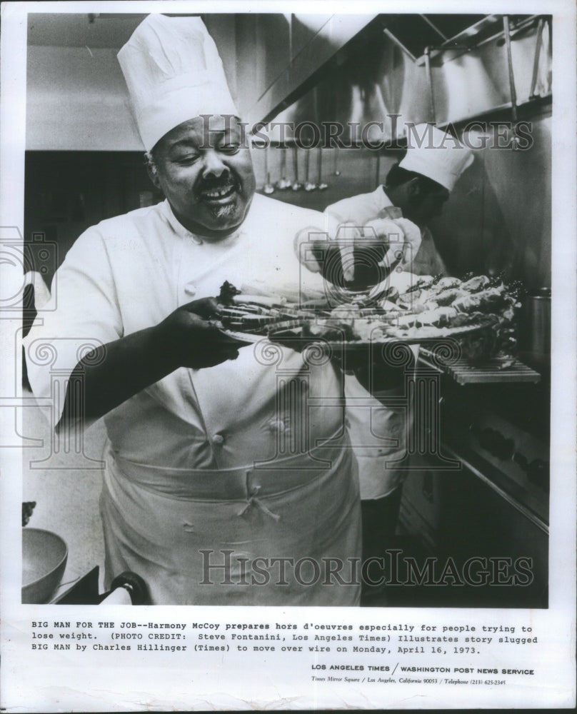 1973 Harmony McCoy Chef Hors D'Oeuvres Diet - Historic Images