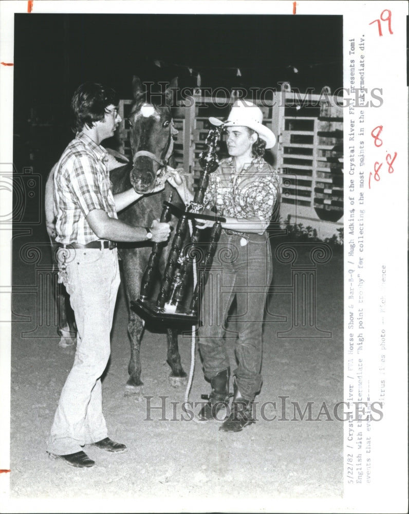 1982 Rodeo Barrel Racing Competition - Historic Images