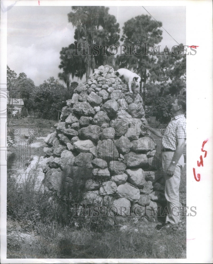 1965 Mr Dunn Mitzi Rock Pile dismantled Roc - Historic Images